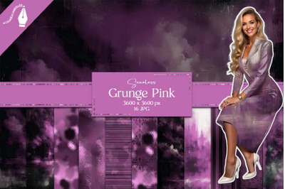 Grunge Light Pink Seamless Digital Paper Gothic Distressed Textures