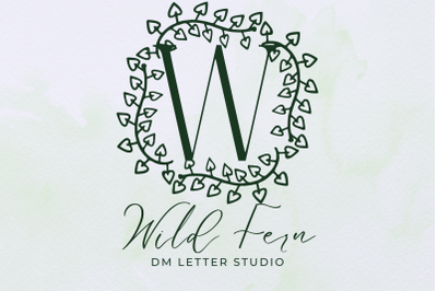 Wild Fern Monogram