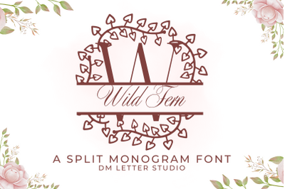 Wild Fern Split Monogram