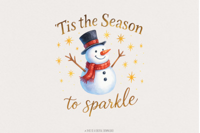 Tis The Season To Sparkle PNG, Christmas Shirt Digital Download, Chris