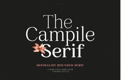 Campile - Minimalist Rounded Serif