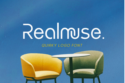 Realmuse - Quirky Logo Font