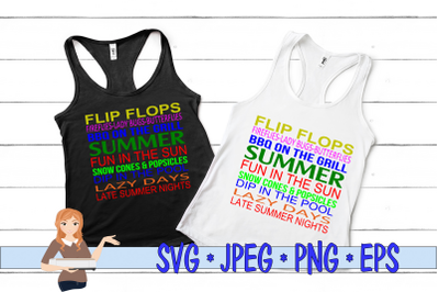 Summer Days Saying