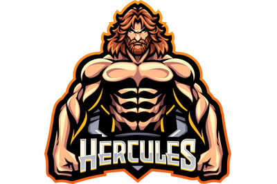 Hercules esport mascot logo design
