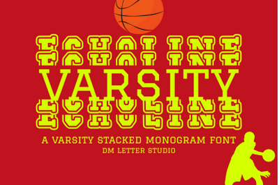 Echoline Varsity Stacked Monogram