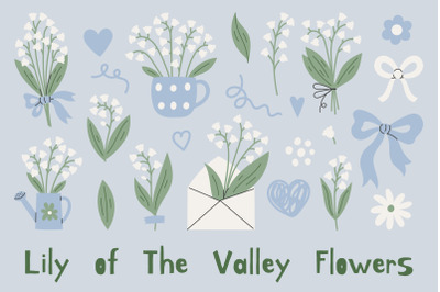 Lily Of The Valley Flowers PNG Clipart