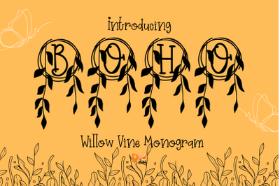 Willow Vine Monogram