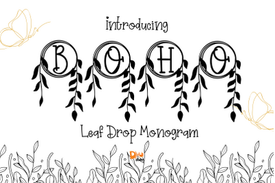 Leaf Drop Monogram