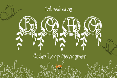 Cedar Loop Monogram