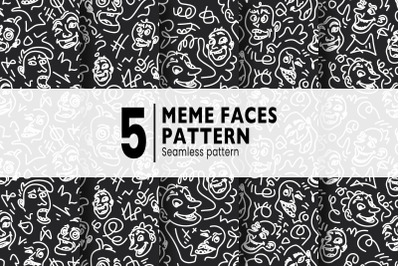 Abstract line art pattern featuring