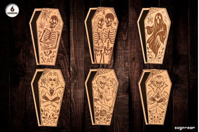Halloween Coffin Candy Box Bundle