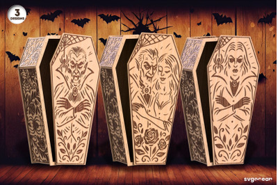 Vampire Coffin Candy Box Bundle