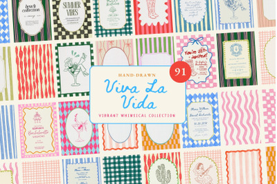 Viva La Vida: Whimsical Frame Art Collection