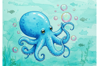 An octopus baby monster