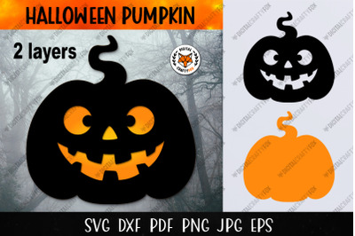 Halloween Pumpkin Laser Cut SVG, Jack O Lantern SVG