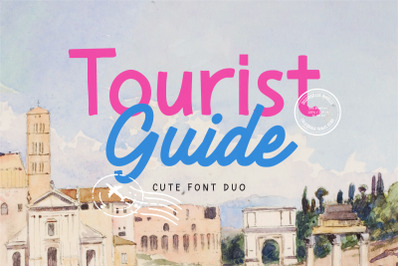 Tourist Guide - Holiday Font Duo
