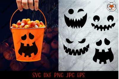 Halloween Pumpkin Face SVG