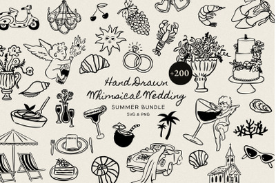 +200 Whimsical Wedding Summer Bundle