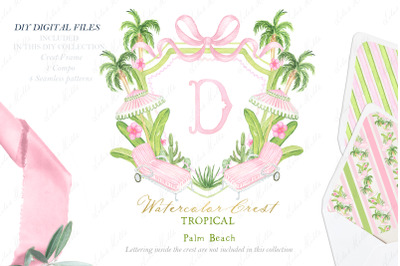 Tropical Palm Springs Beach Crest