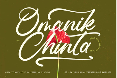 Omanik Chinta - Bold Handwritten Font