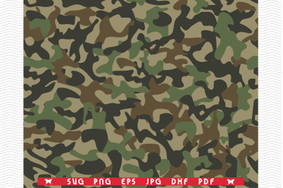 SVG Camouflage print, Seamless pattern digital clipart