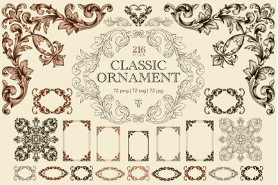 Frames and Borders Decorative vector SVG