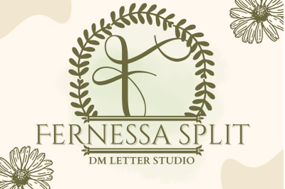 Fernessa Split Monogram