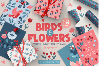 Birds &amp; Flowers Kit
