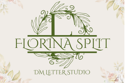 Florena Split Monogram