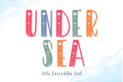 Under Sea - Decorative Font