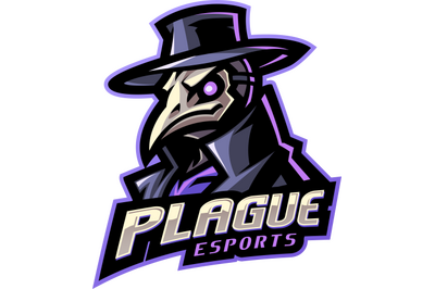 Plague esport mascot logo design