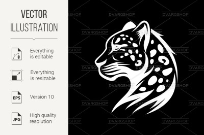 Leopard head