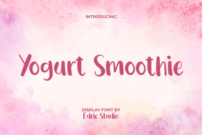 Yogurt Smoothie