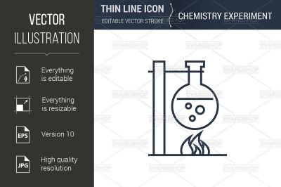 Icon depicting a Chemistry Experiment.