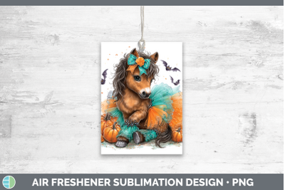 Horse Air Freshener Farm Halloween Sublimation Car Scent Des