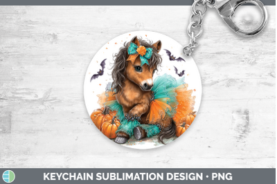 Horse Keychain Farm Halloween Sublimation Keyring Designs