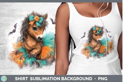 Horse Shirt Farm Halloween Sublimation Background Designs