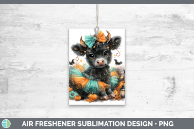 Bull Air Freshener Farm Halloween Sublimation Car Scent Desi