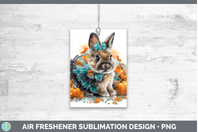 Bunny Air Freshener Farm Halloween Sublimation Car Scent Des