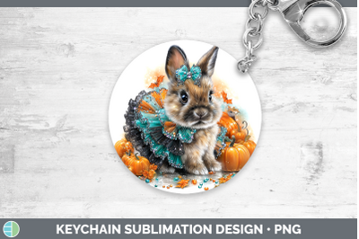 Bunny Keychain Farm Halloween Sublimation Keyring Designs