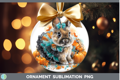 Bunny Ornament Farm Halloween Sublimation Bauble Designs