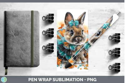 Bunny Pen Wrap Farm Halloween Sublimation Pen Designs