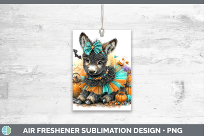 Donkey Air Freshener Farm Halloween Sublimation Car Scent De