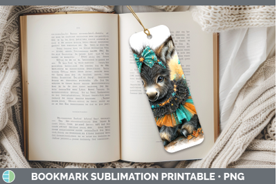 Donkey Bookmark Farm Halloween Sublimation Printable Designs