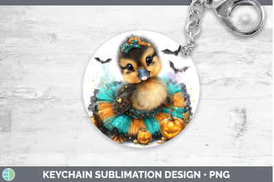 Duck Keychain Farm Halloween Sublimation Keyring Designs