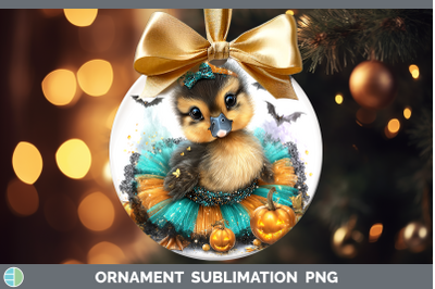Duck Ornament Farm Halloween Sublimation Bauble Designs