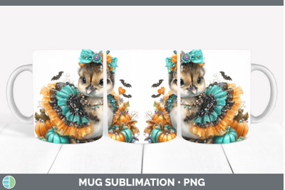 Guinea Hen Mug Wrap Farm Halloween Sublimation Coffee Cup De