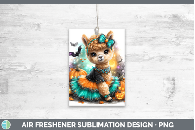 Alpaca Air Freshener Farm Halloween Sublimation Car Scent De