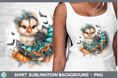 Chicken Shirt Farm Halloween Sublimation Background Designs