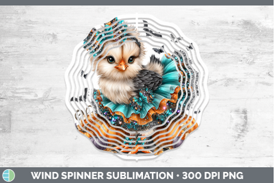 Chicken Wind Spinner Farm Halloween Sublimation Spinner Desi